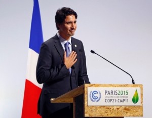 PM Trudeau in Paris (CBC)