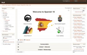 Moodle page