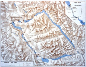 Bowron Lake Map