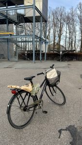 A bike on the road