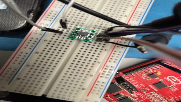 PCB connected to MSP 430 Controller