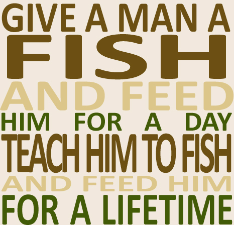 Give people a fish or teach them fishing? – Meng Zhou's Blog