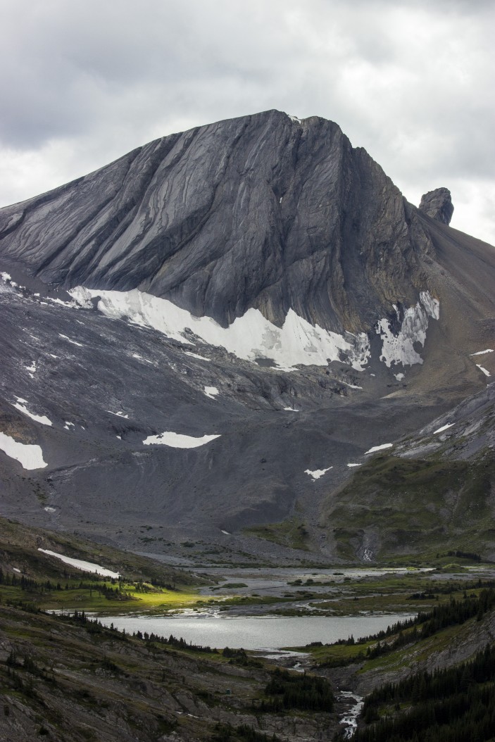 Warrior Mountain above Aster Lake, Peter Lougheed Provincial Park