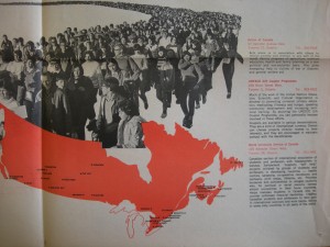 Marching for 'Canada' in an International context