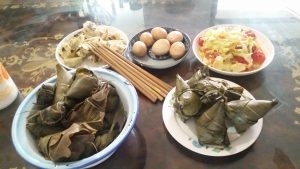 Zongzi for breakfast