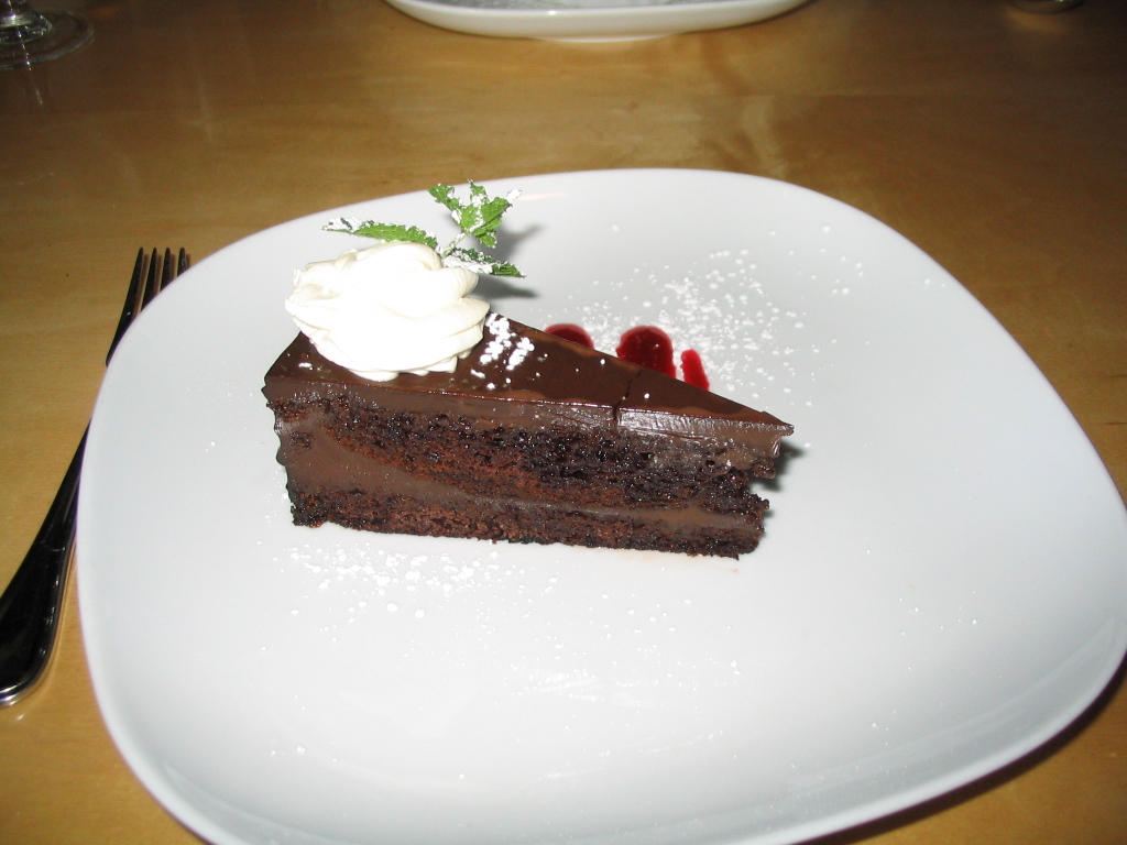 Double Chocolate Khaluha cake