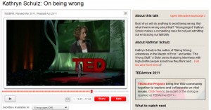 Kathryn Schulz on TED: On being late