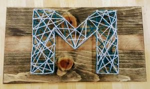 Picture of M String art
