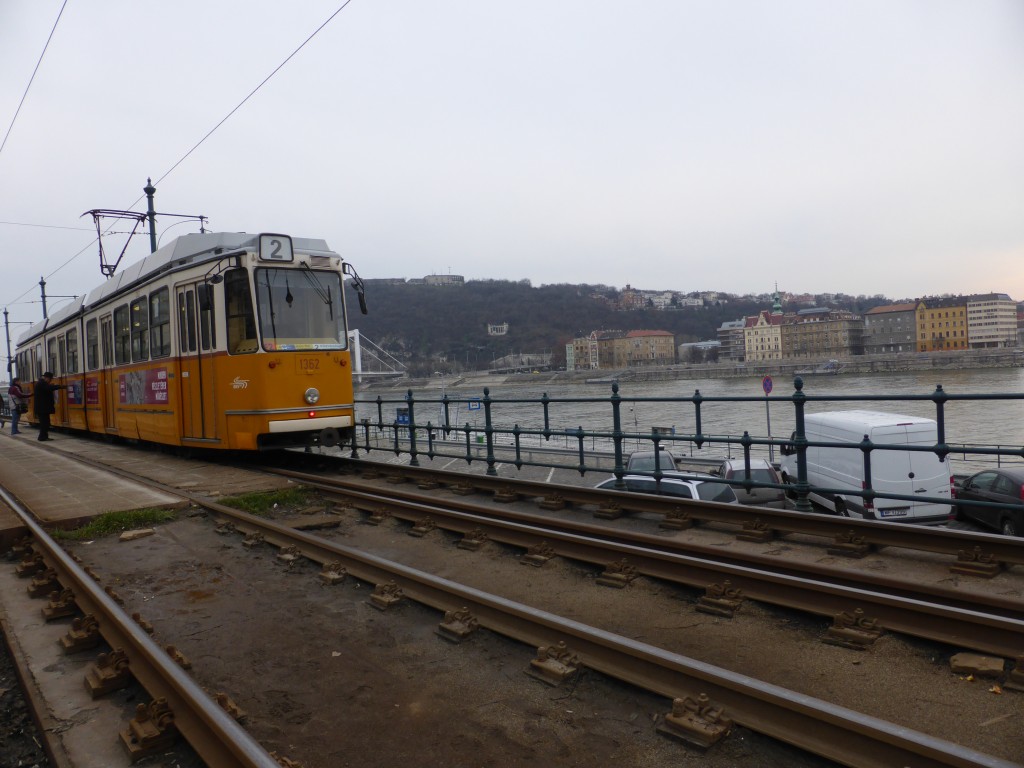Tram on the Danube