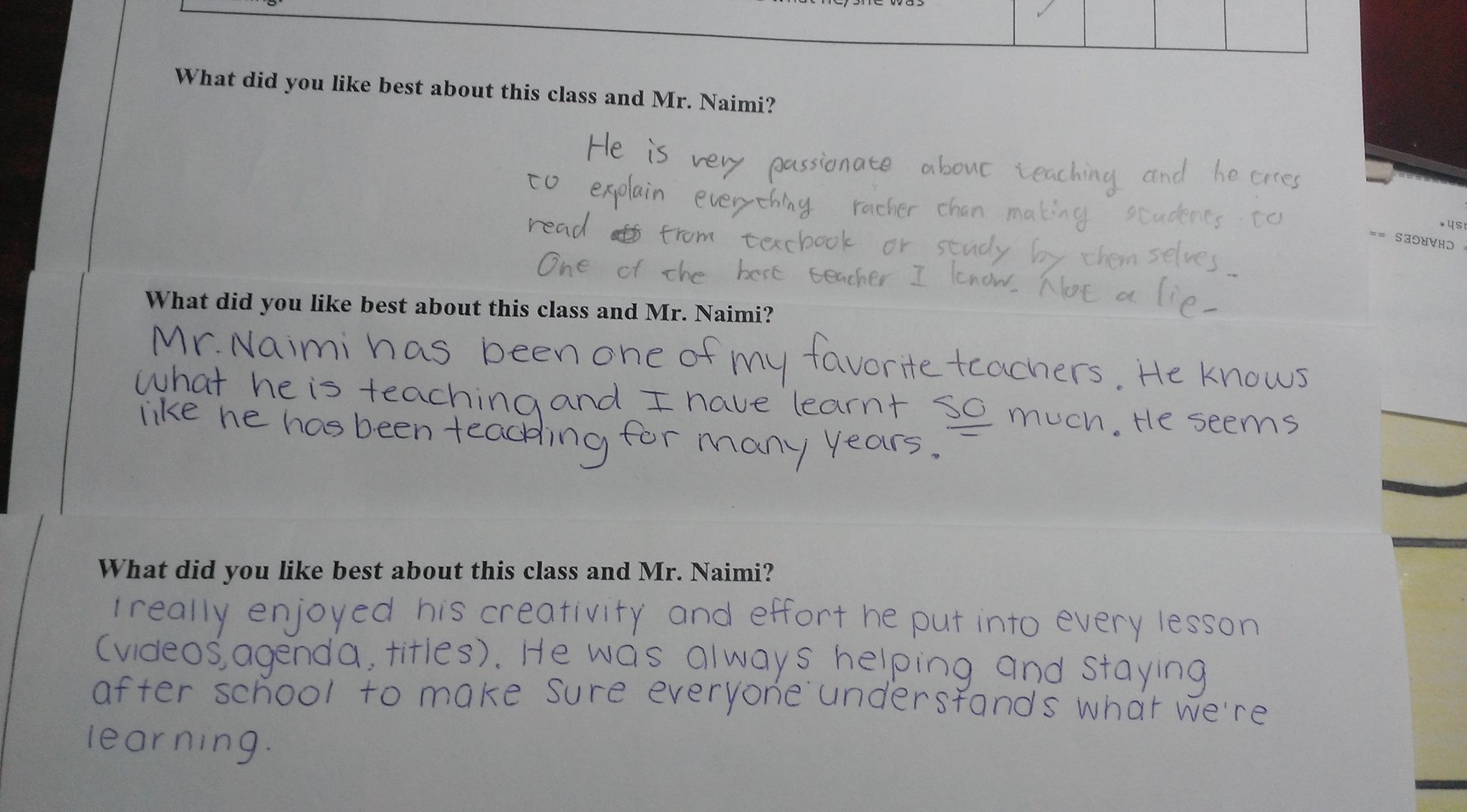 Positive Classroom Environment – Mr. Naimi's ePortfolio