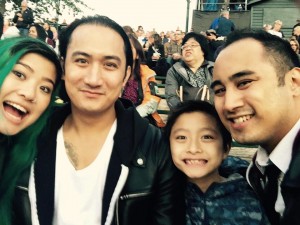 My brothers and I when we went to see Hall & Oates at the PNE this past summer.