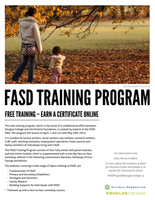 FASD Training Flyer