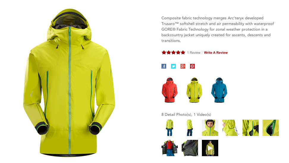 A Brief Web Audit of the Arc’teryx Website : My Three Cents