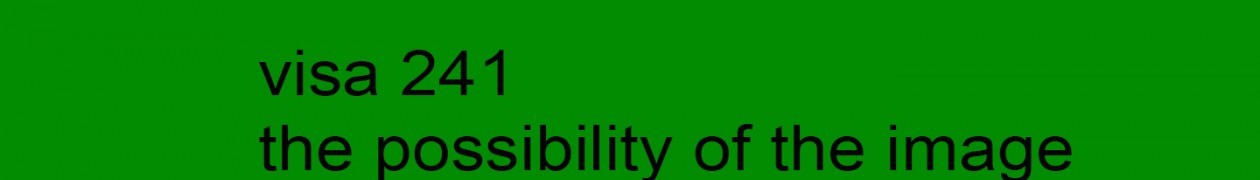 VISA 241 – Images and the possible