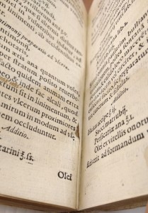 The stub reglued to the page coming undone with age