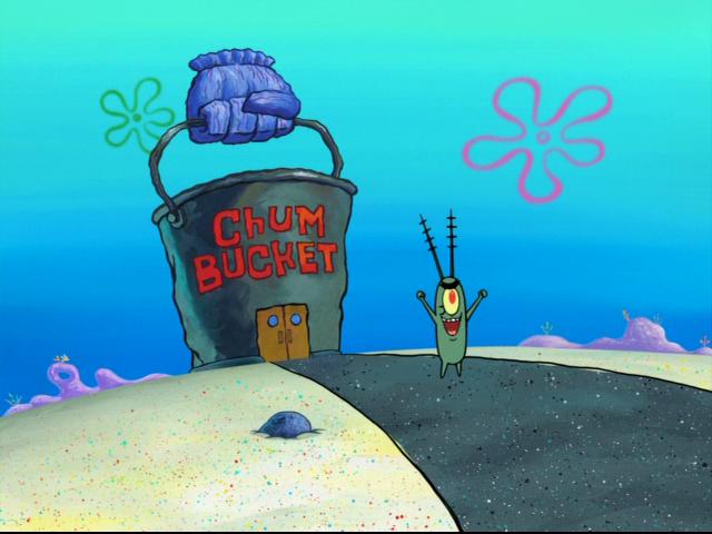 6am at the chum bucket spongebob