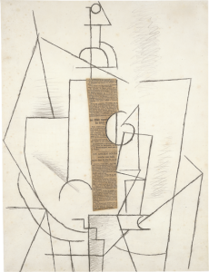 Picasso- Bottle and Wineglass