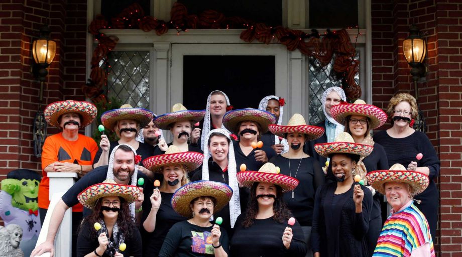 What was he thinking? - University of Louisville president posed for photo in sombrero, poncho at the his 2015 Halloween party 