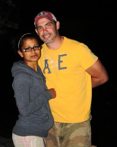 Cara and Scott camping in Osoyoos 2010