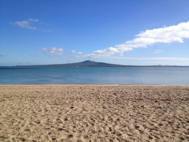 This is a photo of Rangitoto island in Auckland