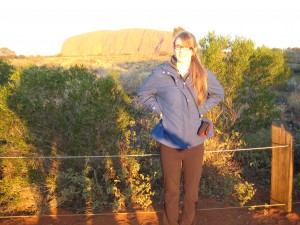 I'm also guilty of taking plenty of photos... (At Uluru)