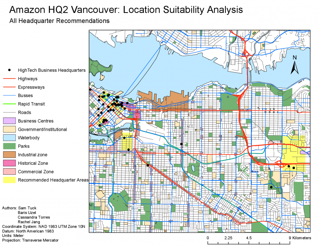 Amazon HQ2 — Location Suitability Analysis for Vancouver, B.C. – SAM TUCK