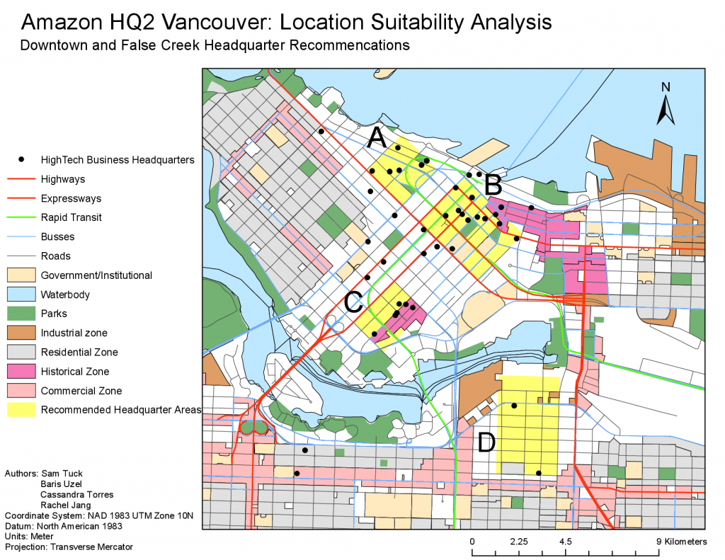 Amazon HQ2 — Location Suitability Analysis for Vancouver, B.C. – SAM TUCK