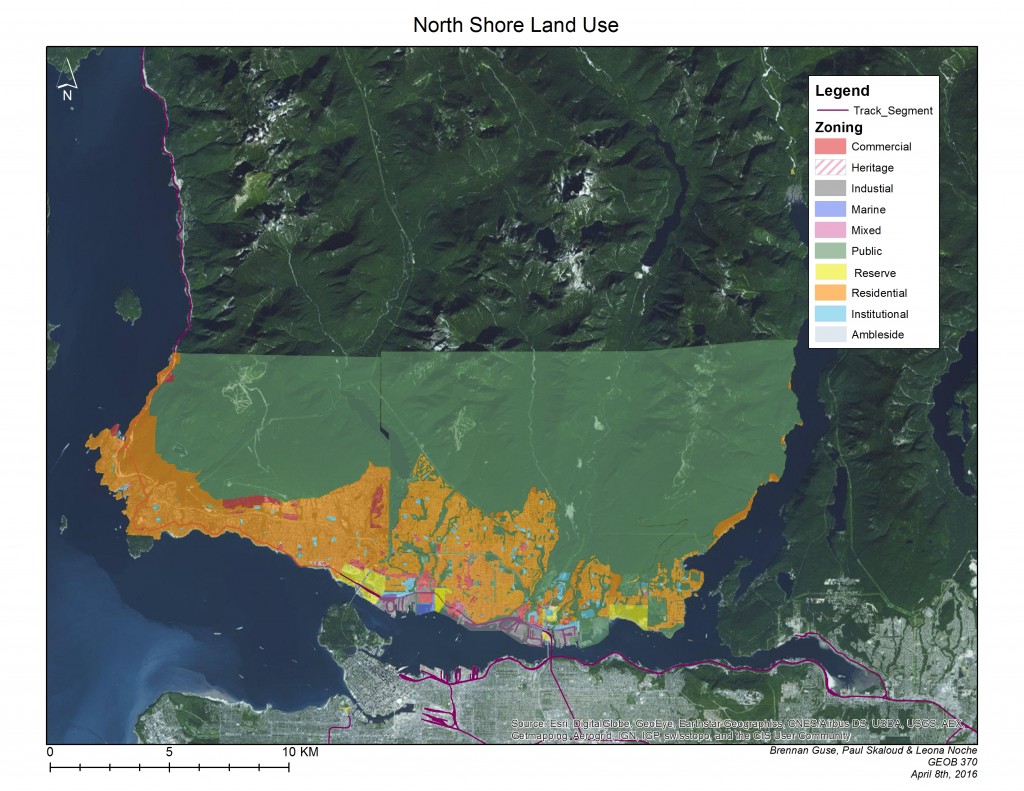 Map 3: North Shore Land Use Designations