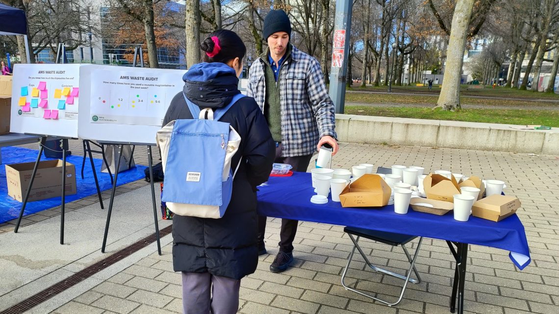 Raising awareness on UBC’s single-use container culture: Insights from the 2024 AMS Waste Audit