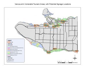 Vancouver's Tsunami Hazard Areas