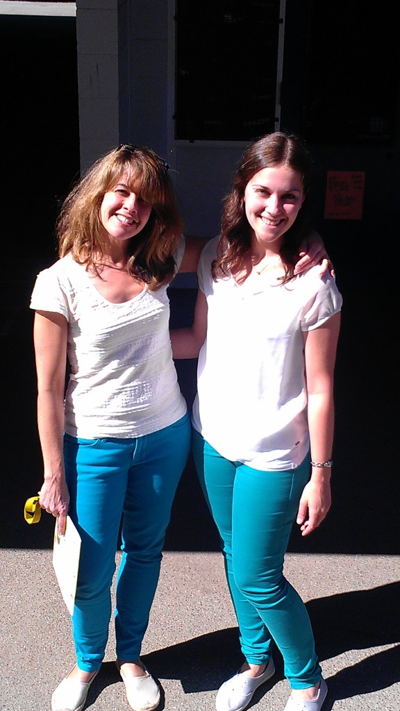 My SA and I on my second last day...we didn't plan it!