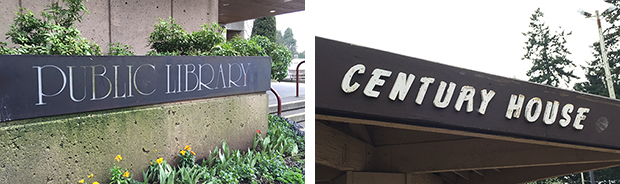 The interviews were conducted at the New Westminster Public Library and Century House.