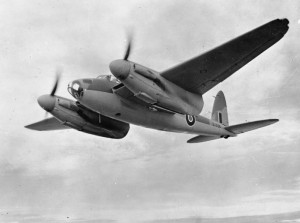 A Mosquito Plane in flight