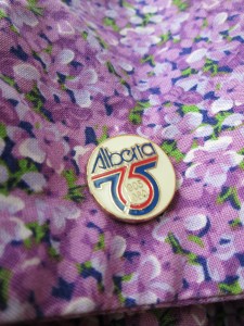 Alberta 75th Anniversary pin