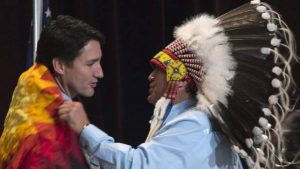 Video-+Justin+Trudeau+warmly+welcomed+by+First+Nations+leaders