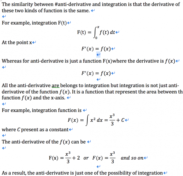 The Differences between integral and Anti-derivation | Scoward mathematics