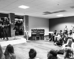 feeling those warm #vaniervibes at tonight's first Coffee House. A night of new connections, community and self expression.