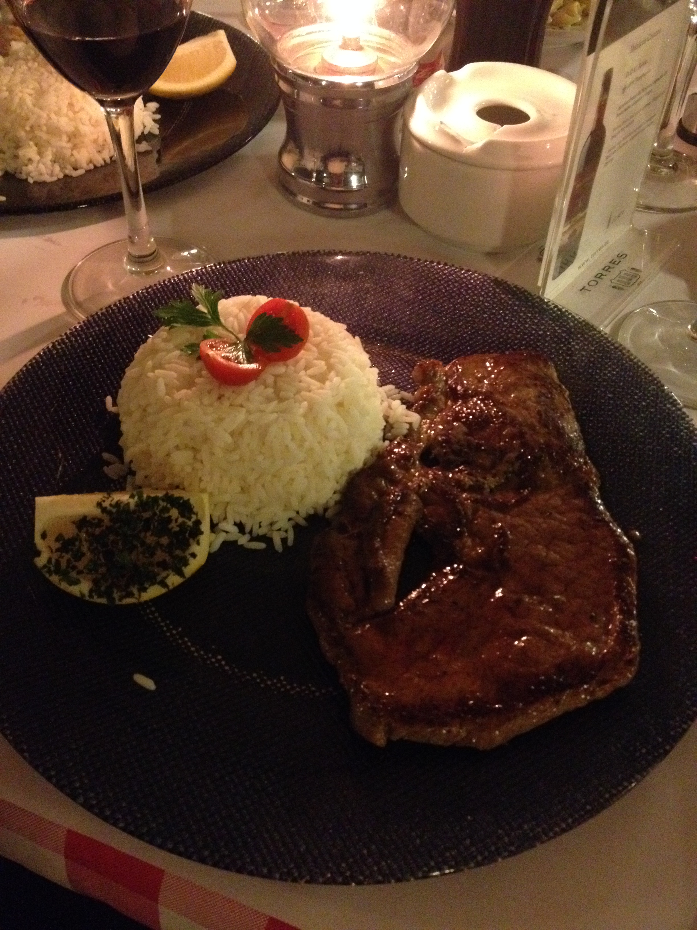 Steak and rice