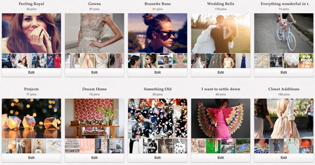 Pinterest Boards