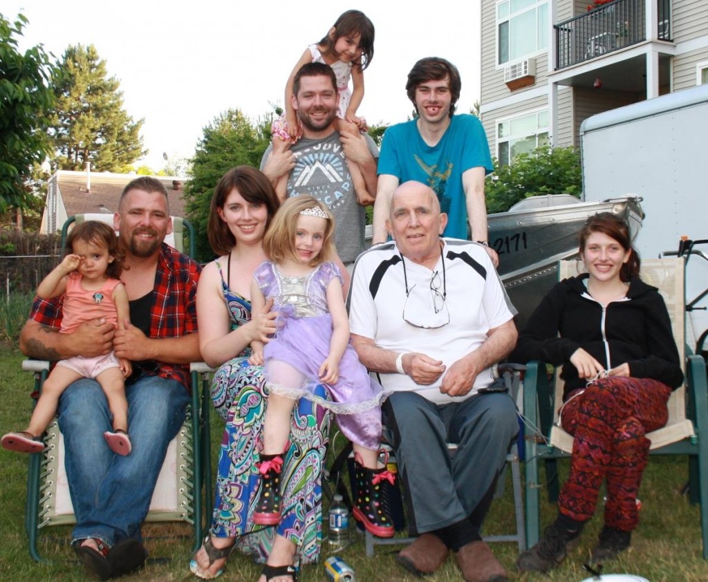 Mark Kunzli with his family