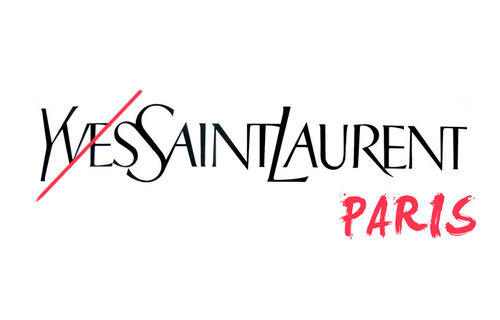 YSL Logo Change Agitates Customers | Vanora Guerard's Blog