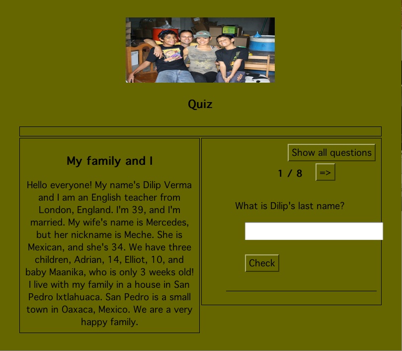 hotpotatoes A hotpotato reading comprehension exercise