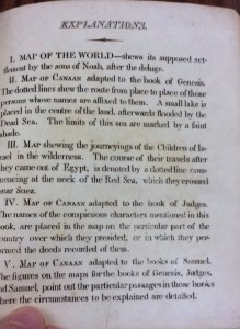 Explanations (1819 Bible Atlas)