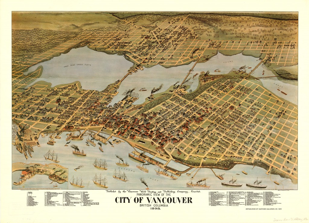 This map is also from The Vancouver World, though it was published eight years later.
