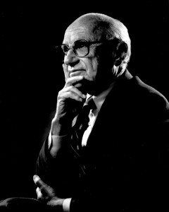 Milton Friedman believes that the sole responsibility of a corporate executive is to his employers (usually shareholders) and that unless social interests align with the employers' interests, executives should not actively pursue "social responsibility". 