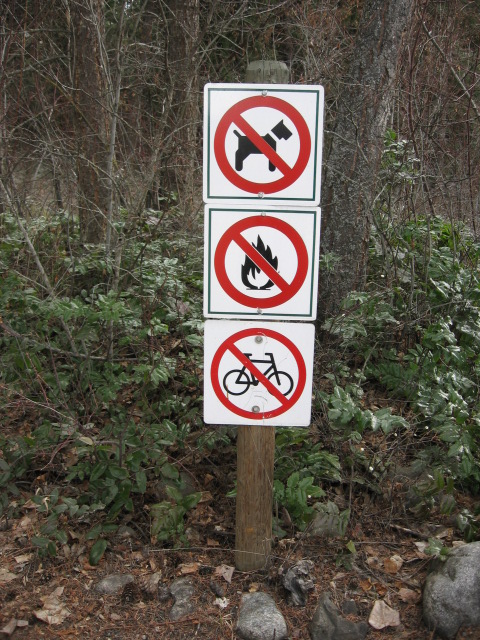 The "No" Sign