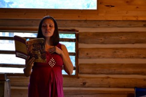 Nicola Campbell reads at Woodhaven