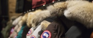 Garments on display at the Canada Goose Inc. showroom in Toronto on Thursday November 28, 2013. THE CANADIAN PRESS/Aaron Vincent Elkaim