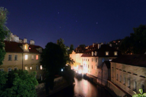 Star filled view from Karlovy Most