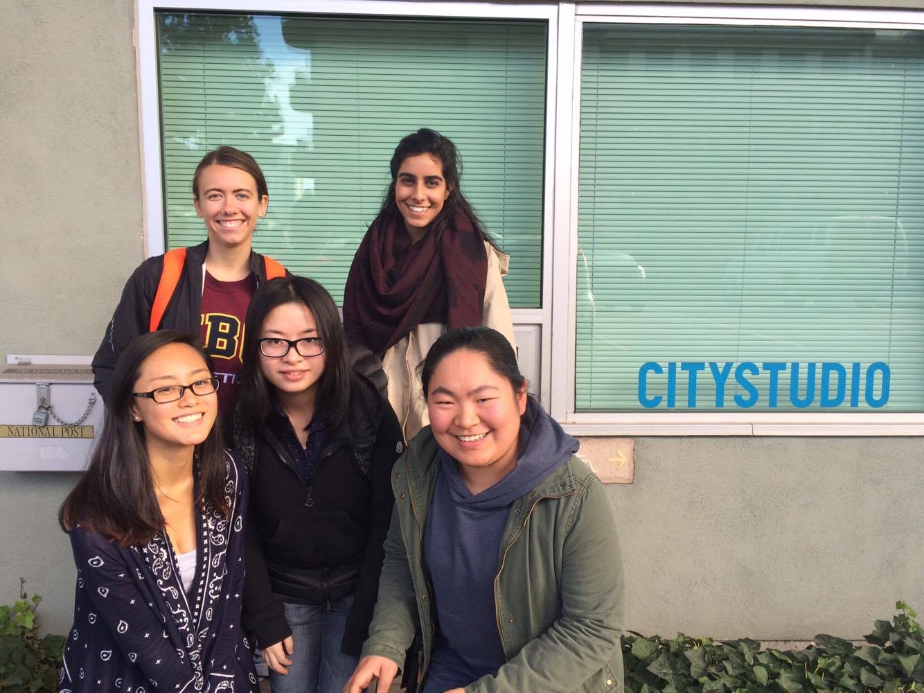 All smiles after a successful second meeting with our community partners at City Studo.